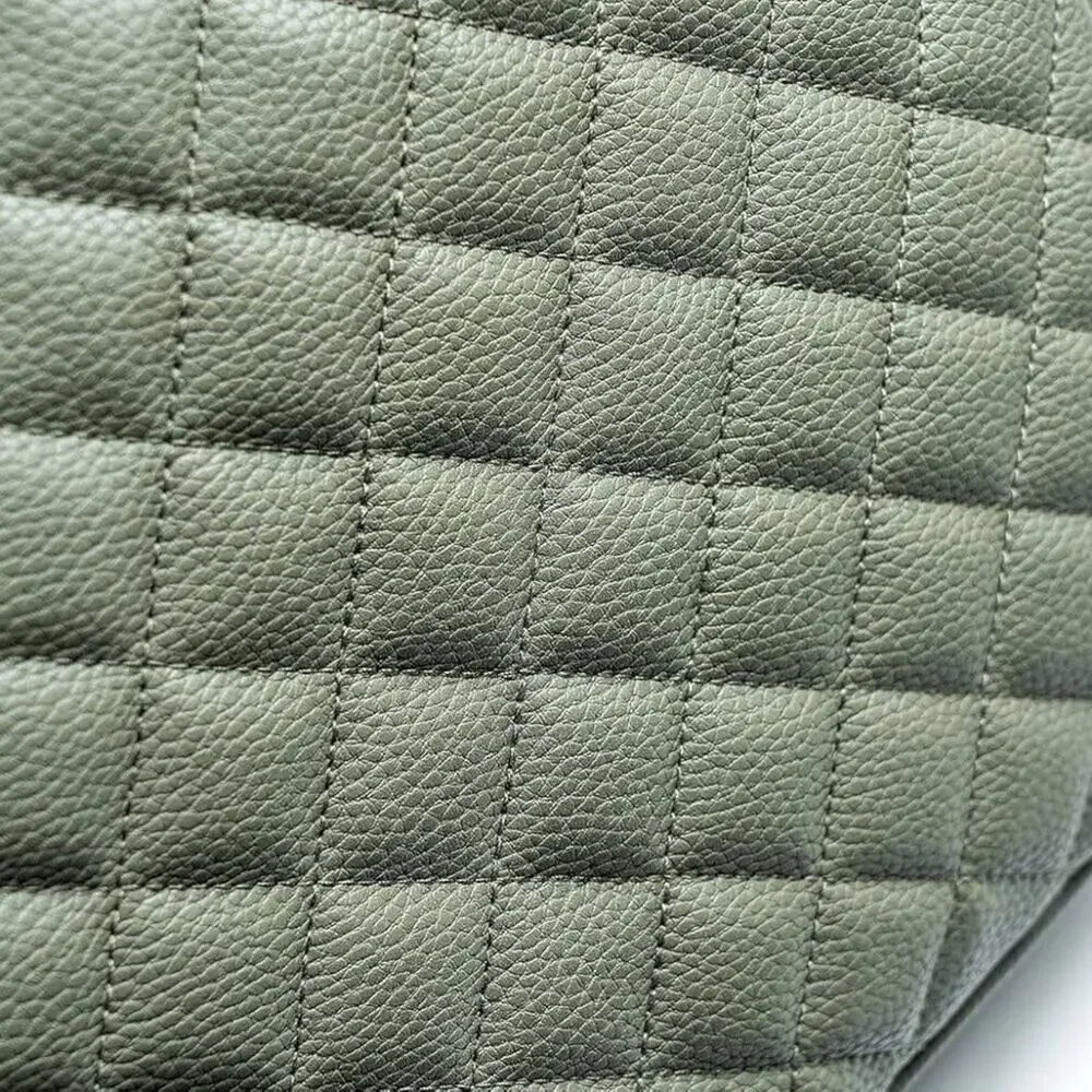 Ms Lovely Vegan Leather Cosmetics Travel Bag Olive Green NEW